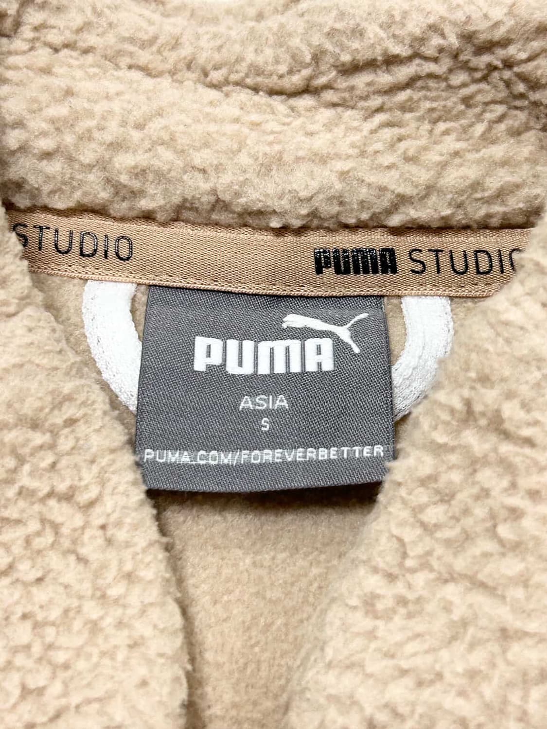 퓨마 자수로고 크롭 쉐르파 자켓 상품이미지7