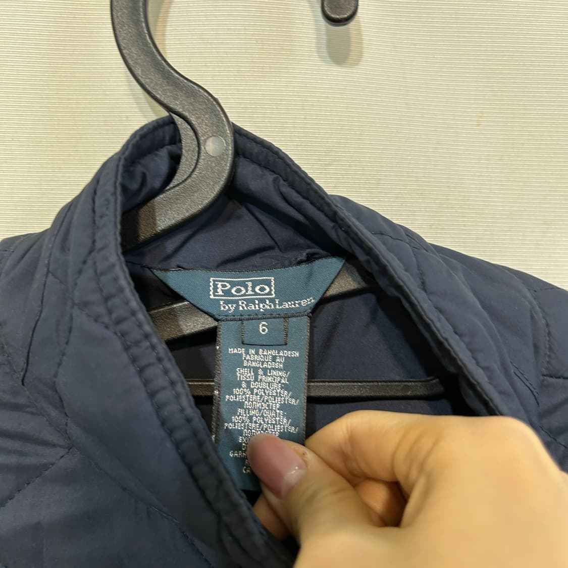 폴로 랄프로렌 키즈 퀄팅 자켓 6  상품이미지3