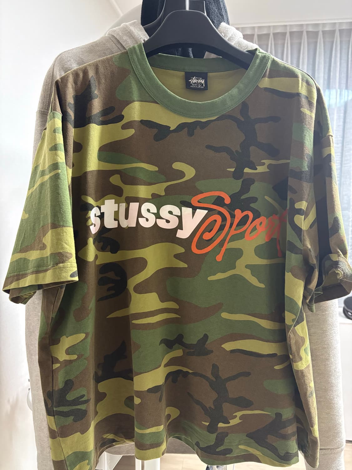 스투시 스포츠 스크립트 티셔츠 카모 상품이미지3