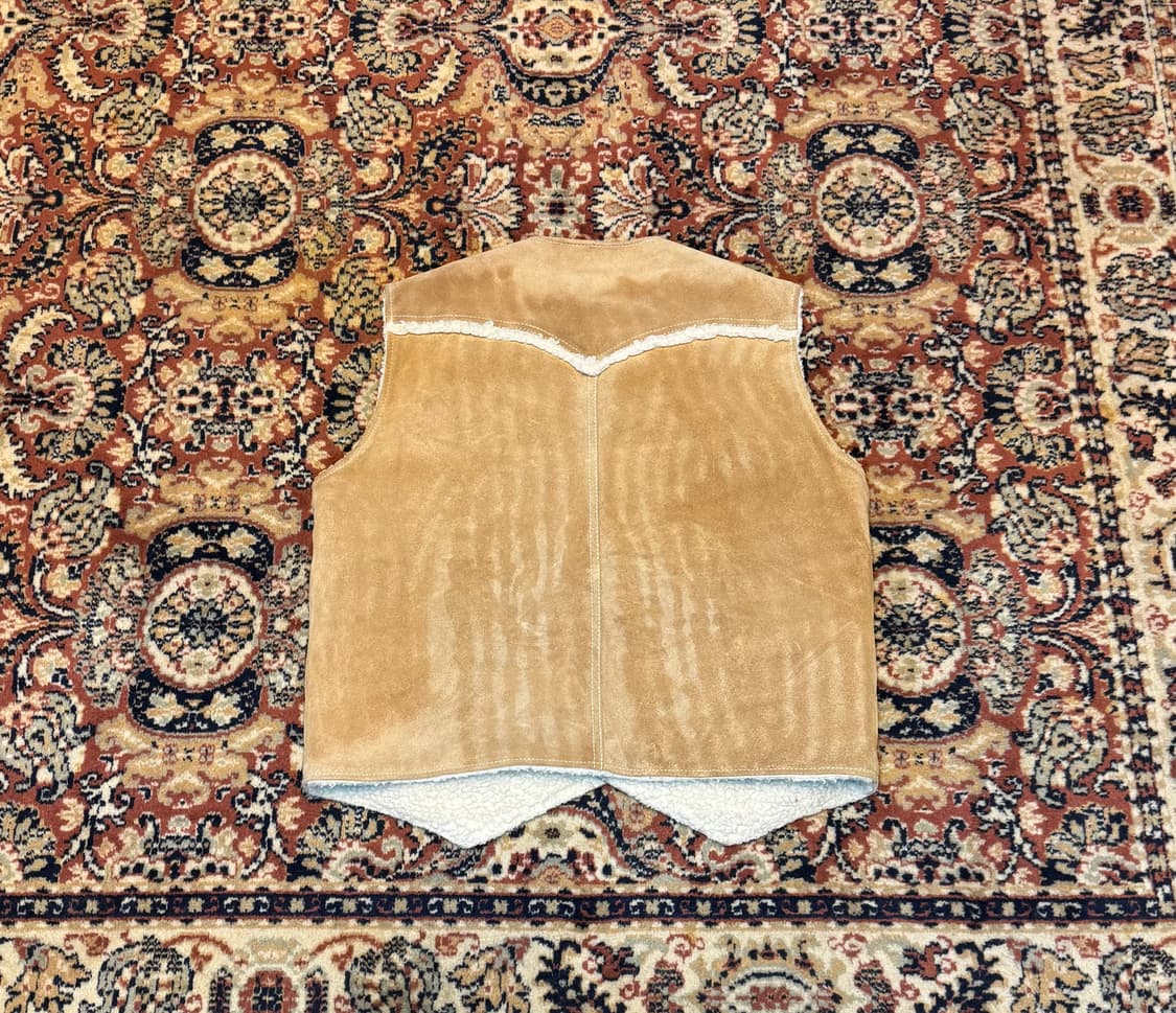 80's 빈티지 리바이스 오렌지탭 쉐르파 베스트 "XL" (461) 상품이미지4