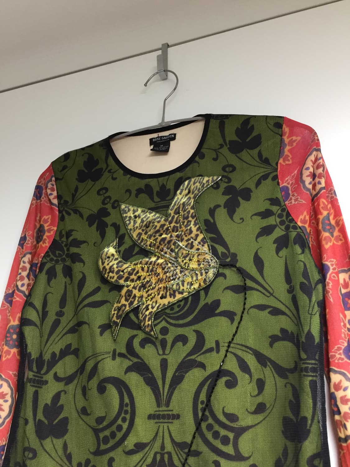 y2k beaded floral long sleeve 상품이미지3