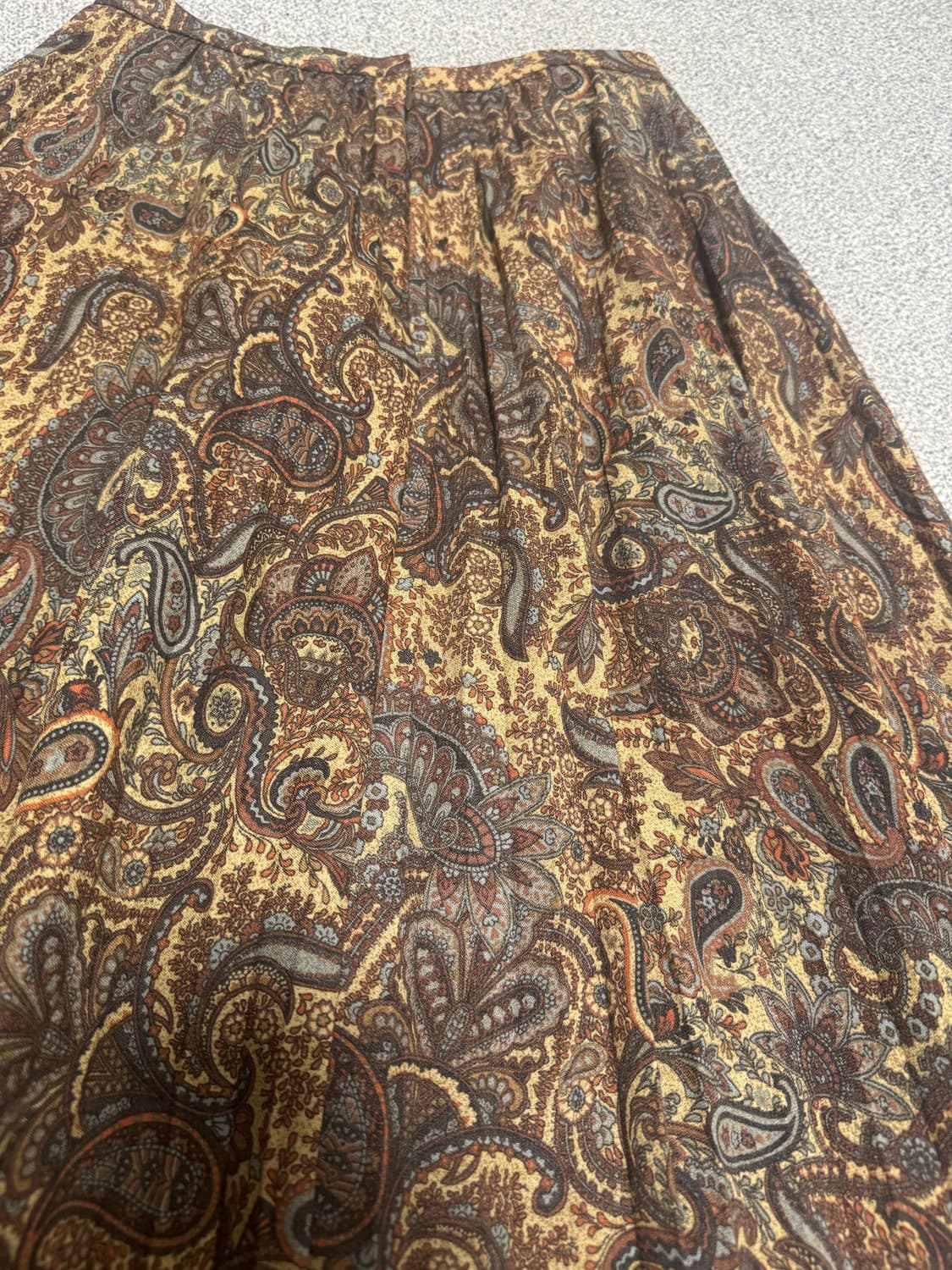 •Japanese Vintage 페이즐리 패턴 롱스커트 상품이미지3