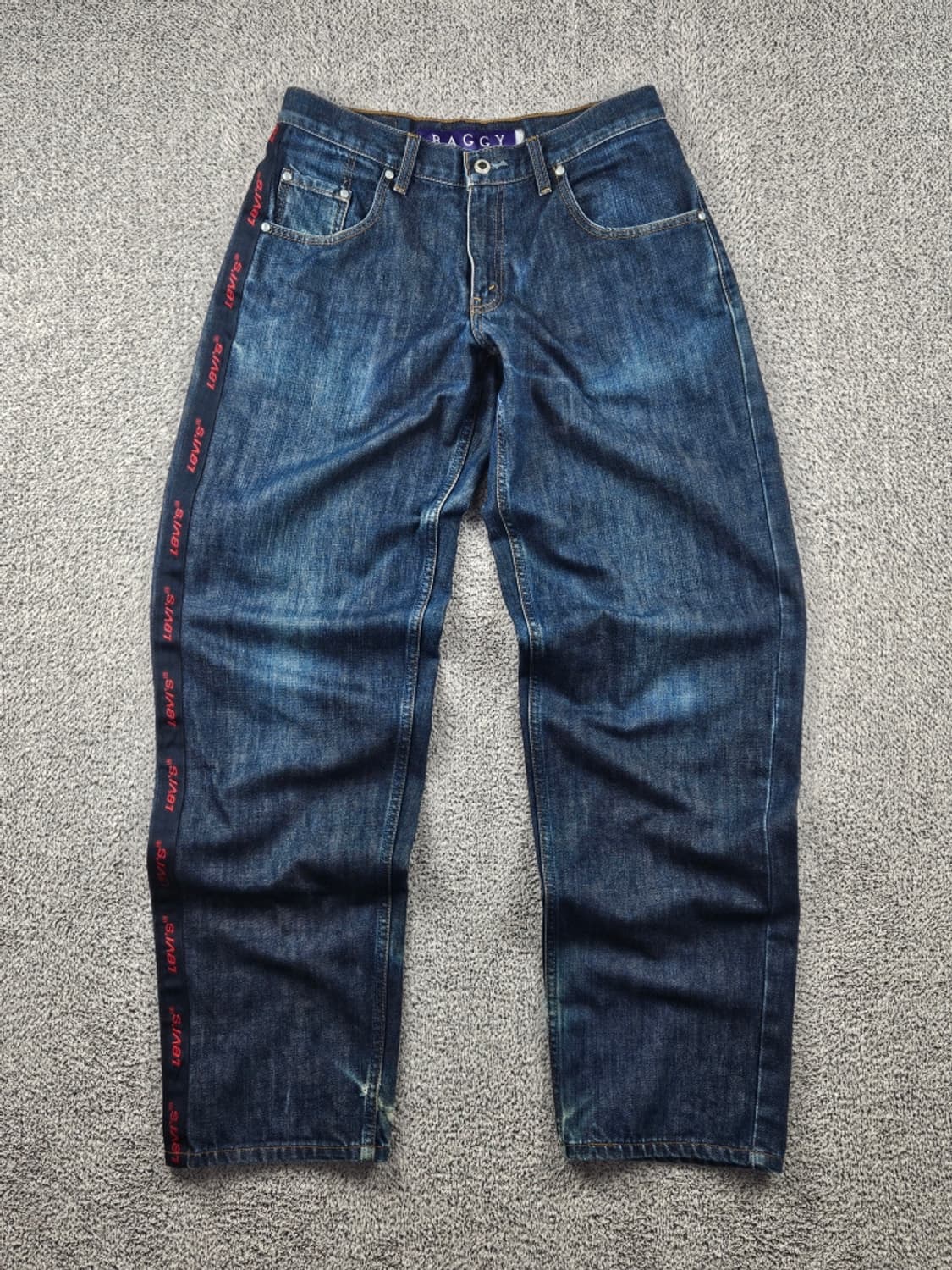리바이스 4811 사이드트랙 배기핏 데님 진 (28X34) / 10790 상품이미지1