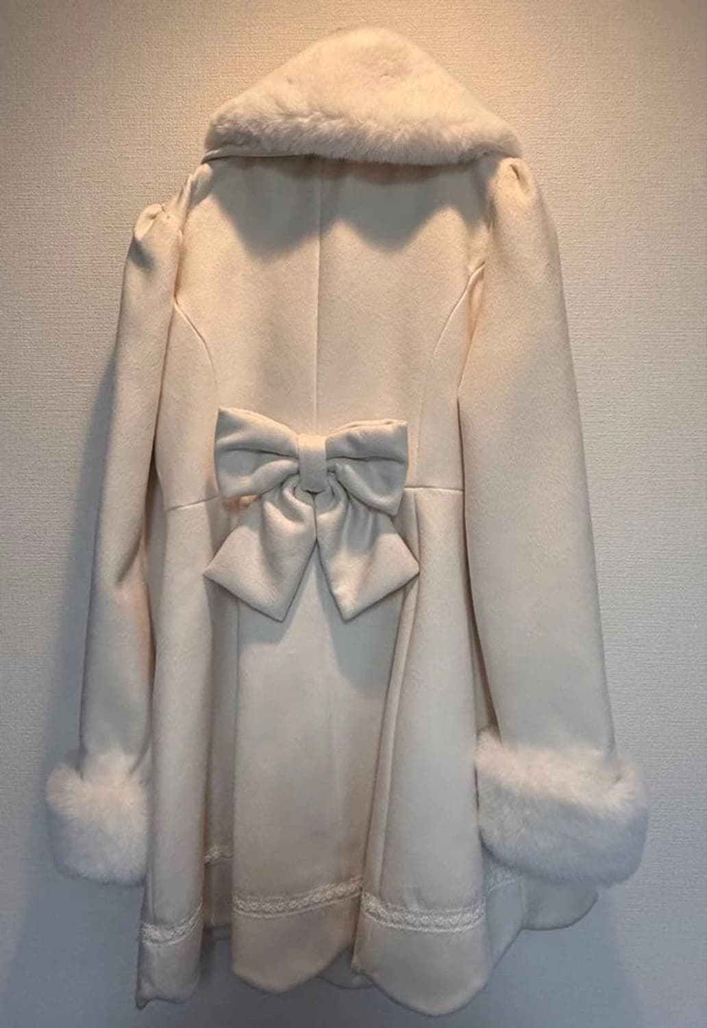 앙크루즈 리본 비쥬 코트 히메갸루 라떼갸루 달천깔 양산형 상품이미지1