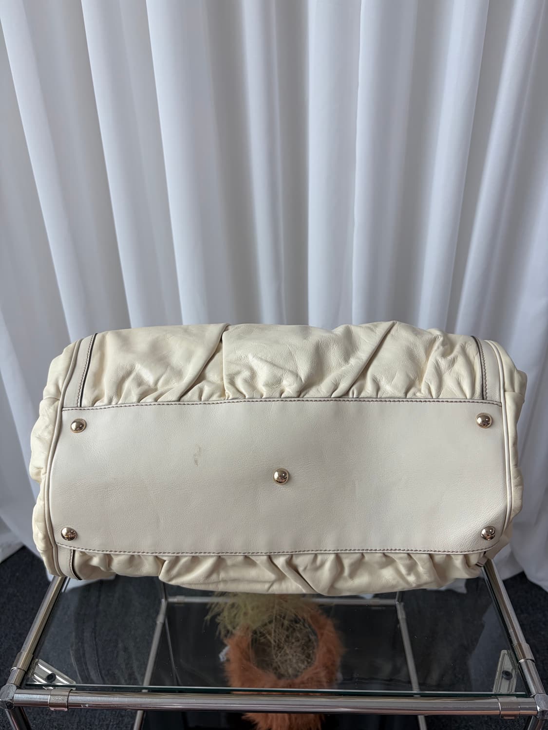 구찌 뱀부 핸들 아이보리 토트백 상품이미지7