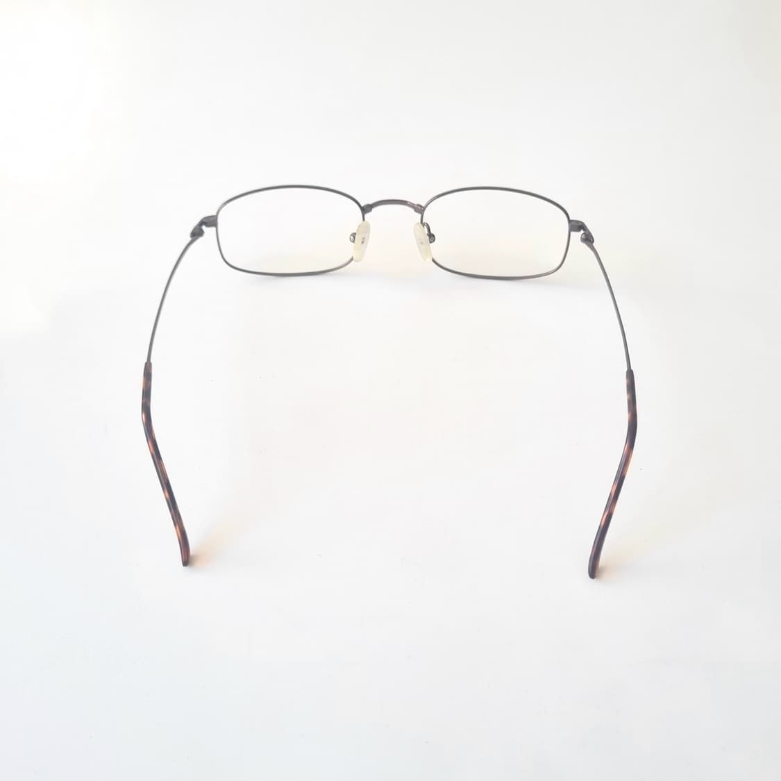 [ 데드스탁 ] 브라운 라운드사각 레트로 안경테  405 상품이미지7