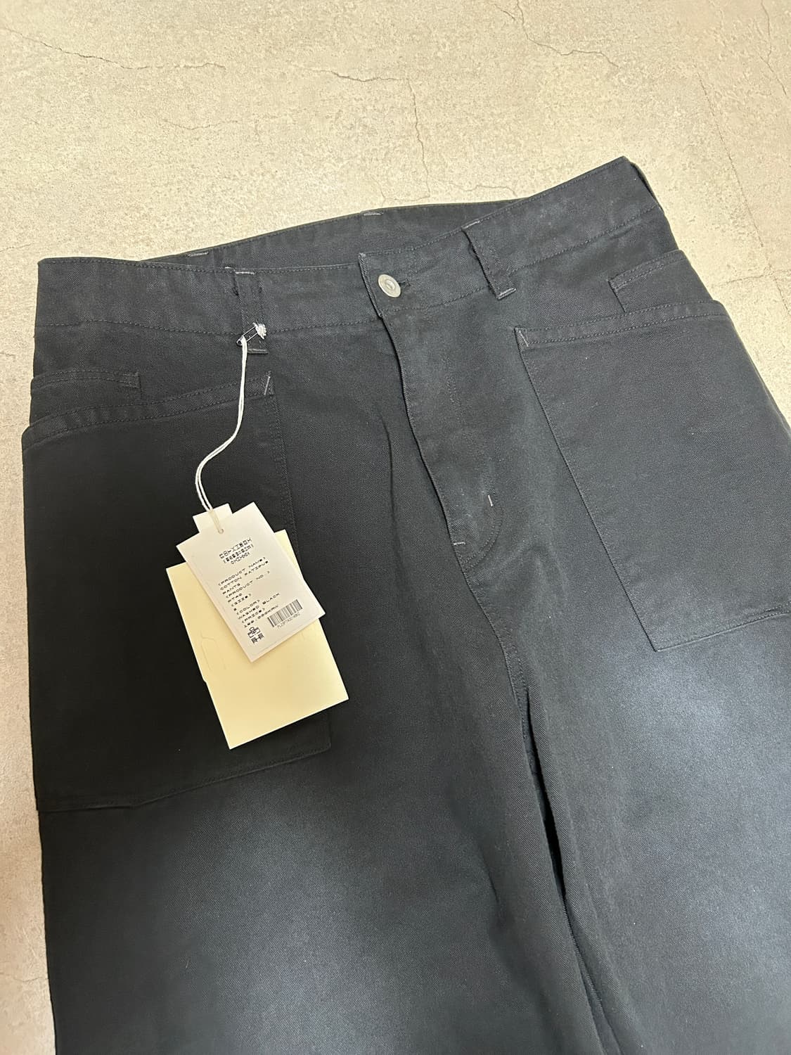 폴리테루 코튼 퍼티그 워시드 블랙 2 상품이미지1