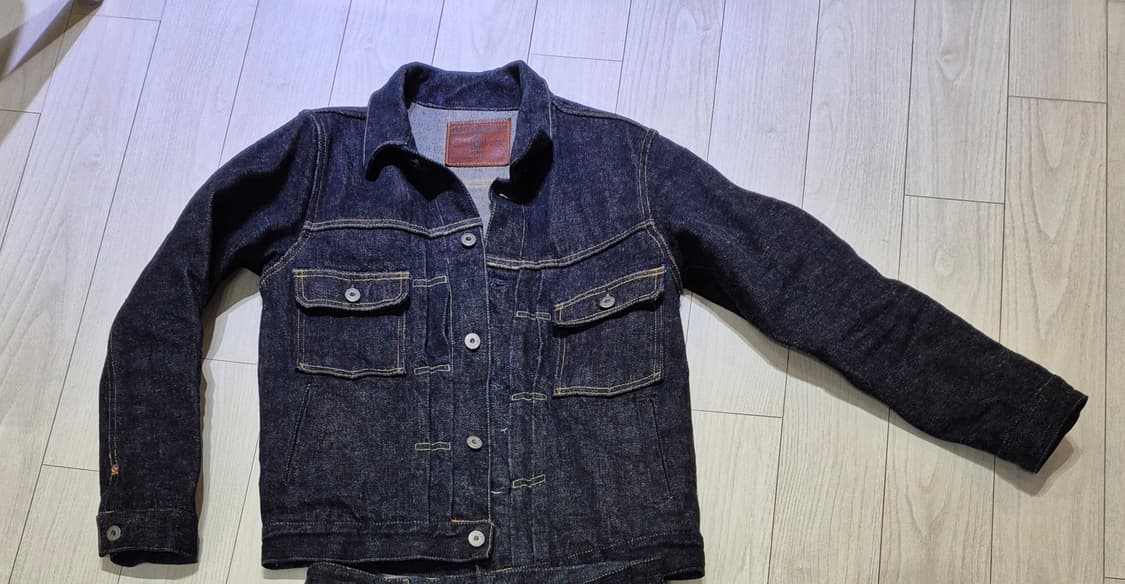 오니 시크릿 데님 2세대 자켓 다크인디고 38사이즈 상품이미지1