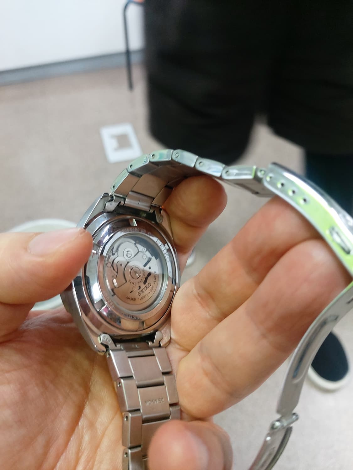 세이코 오토매틱 블루 다이버 시계 상품이미지3