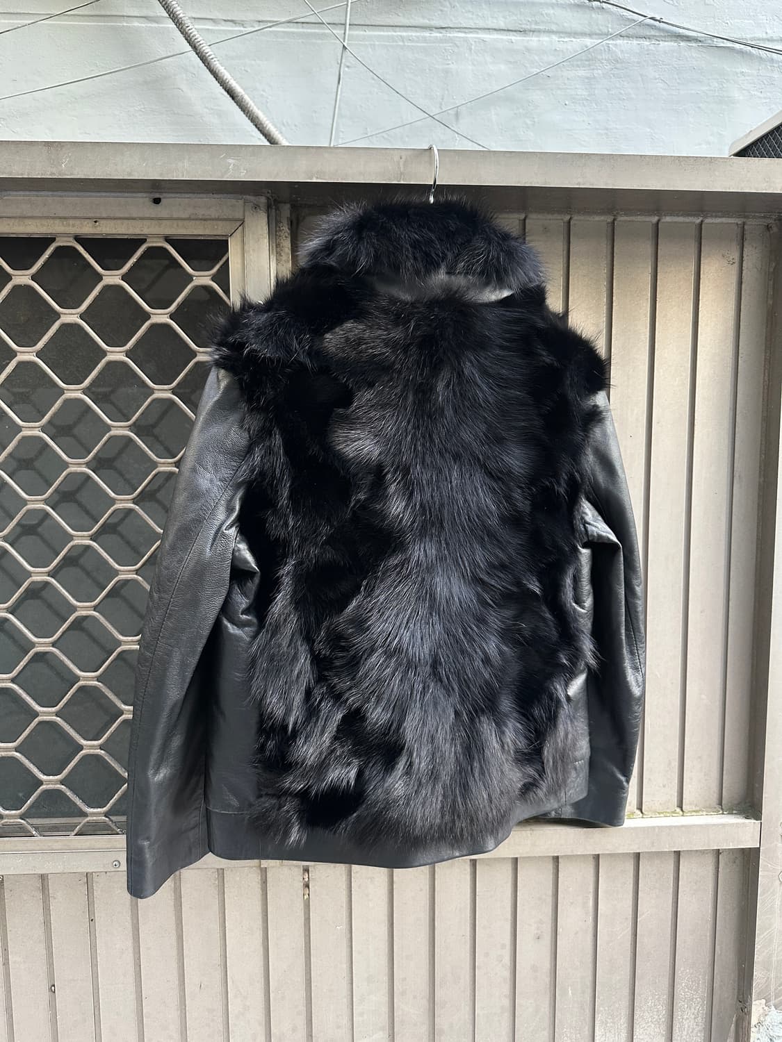 Real fur lams leather jacket 상품이미지5