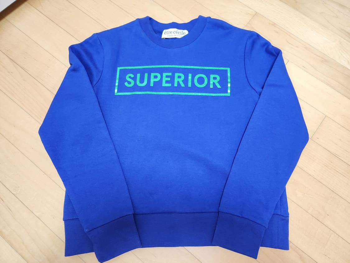 에트레세실 기모 맨투맨 L사이즈 상품이미지2