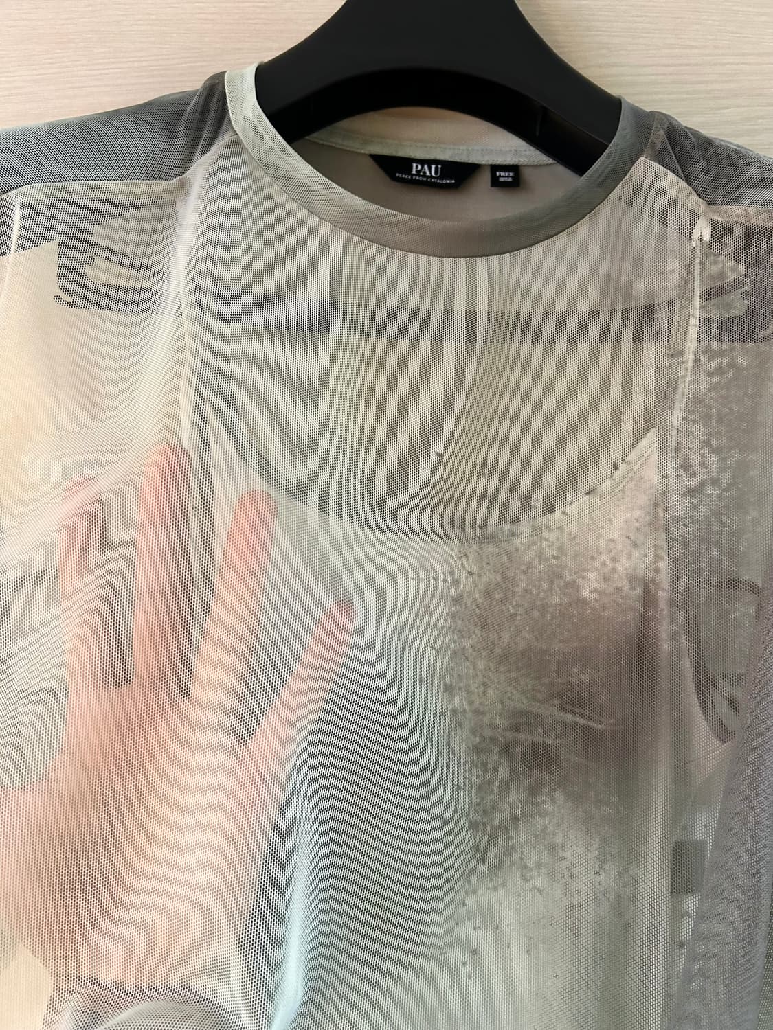 Bleached Pattern Layerd T Shirt 상품이미지4