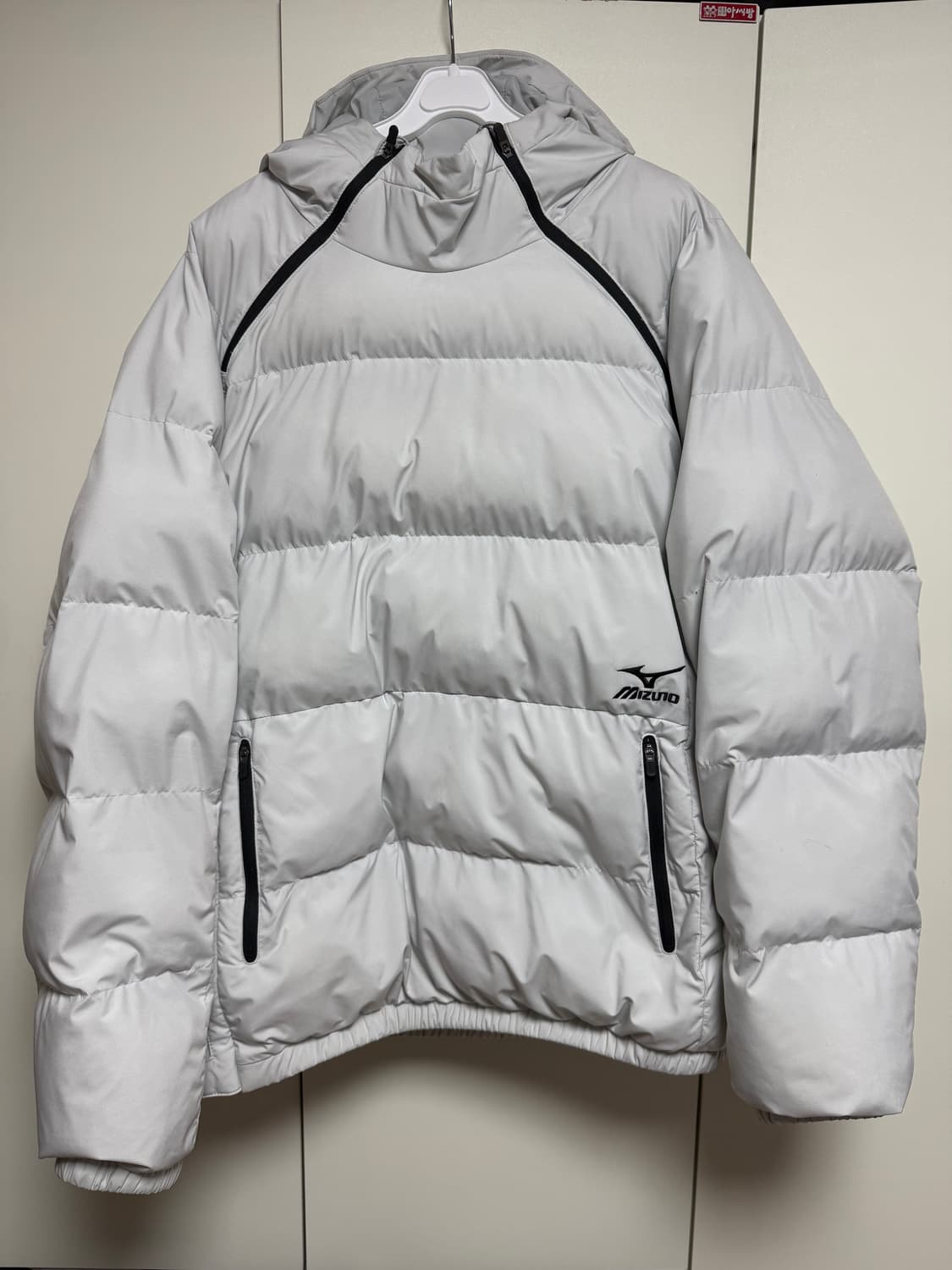 미즈노 아노락 패딩 점퍼 그레이 상품이미지1