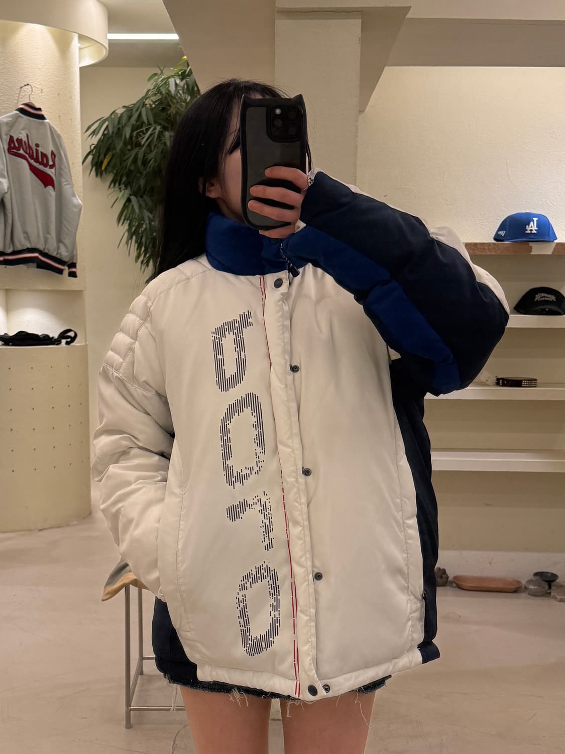 폴로 스포츠 00s 덕다운 빅로고 배색 패딩 U92 상품이미지1