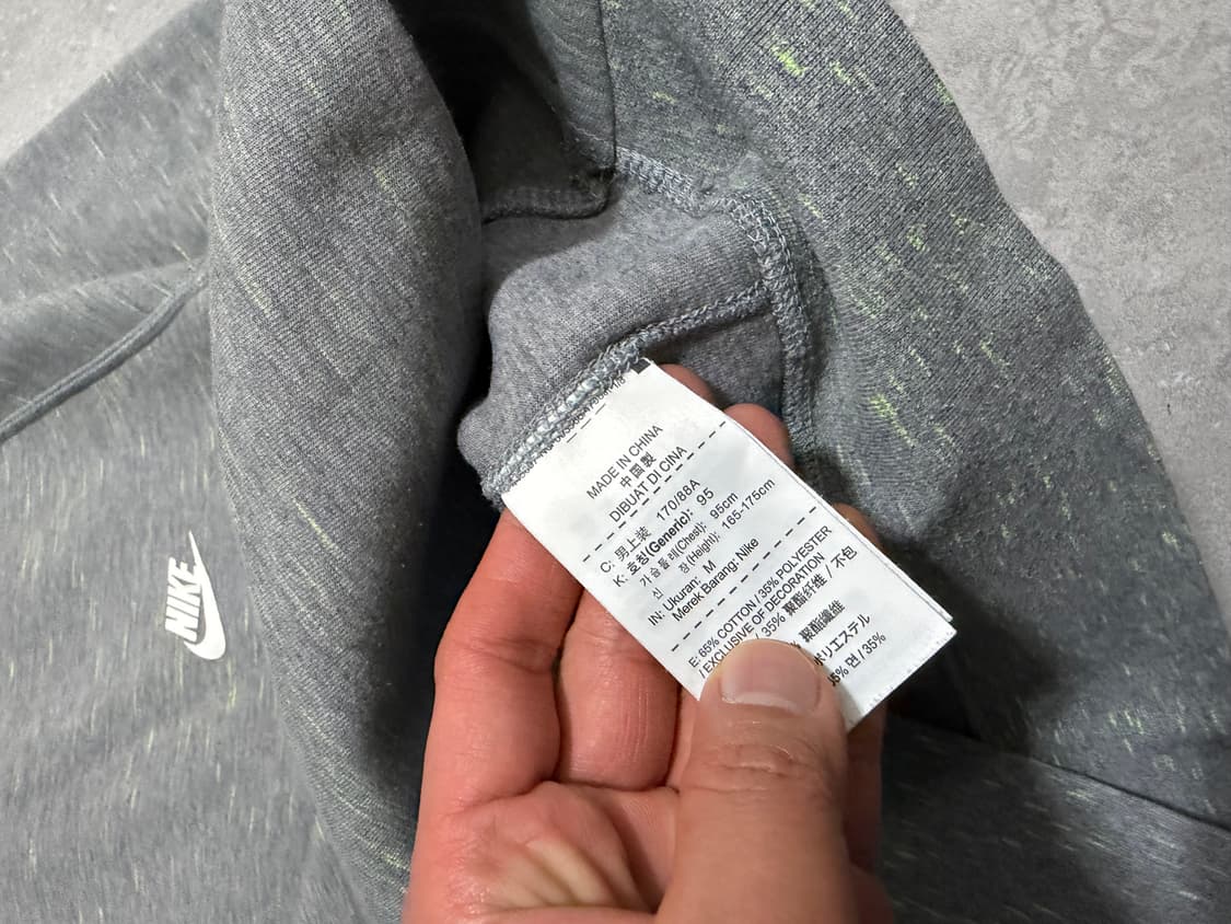 나이키 테크팩  그레이 스웻셔츠 95 size  상품이미지7