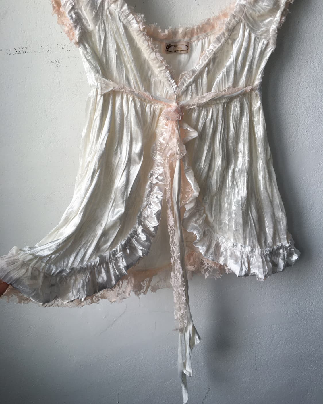 Liz Lisa lace trimming velvet top 상품이미지5