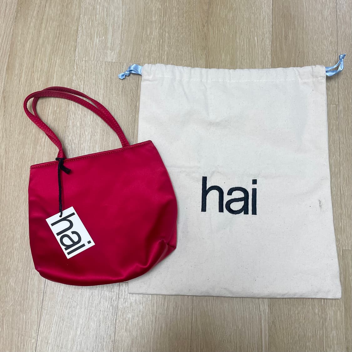 hai 하이 리틀 실크백 레드 상품이미지2