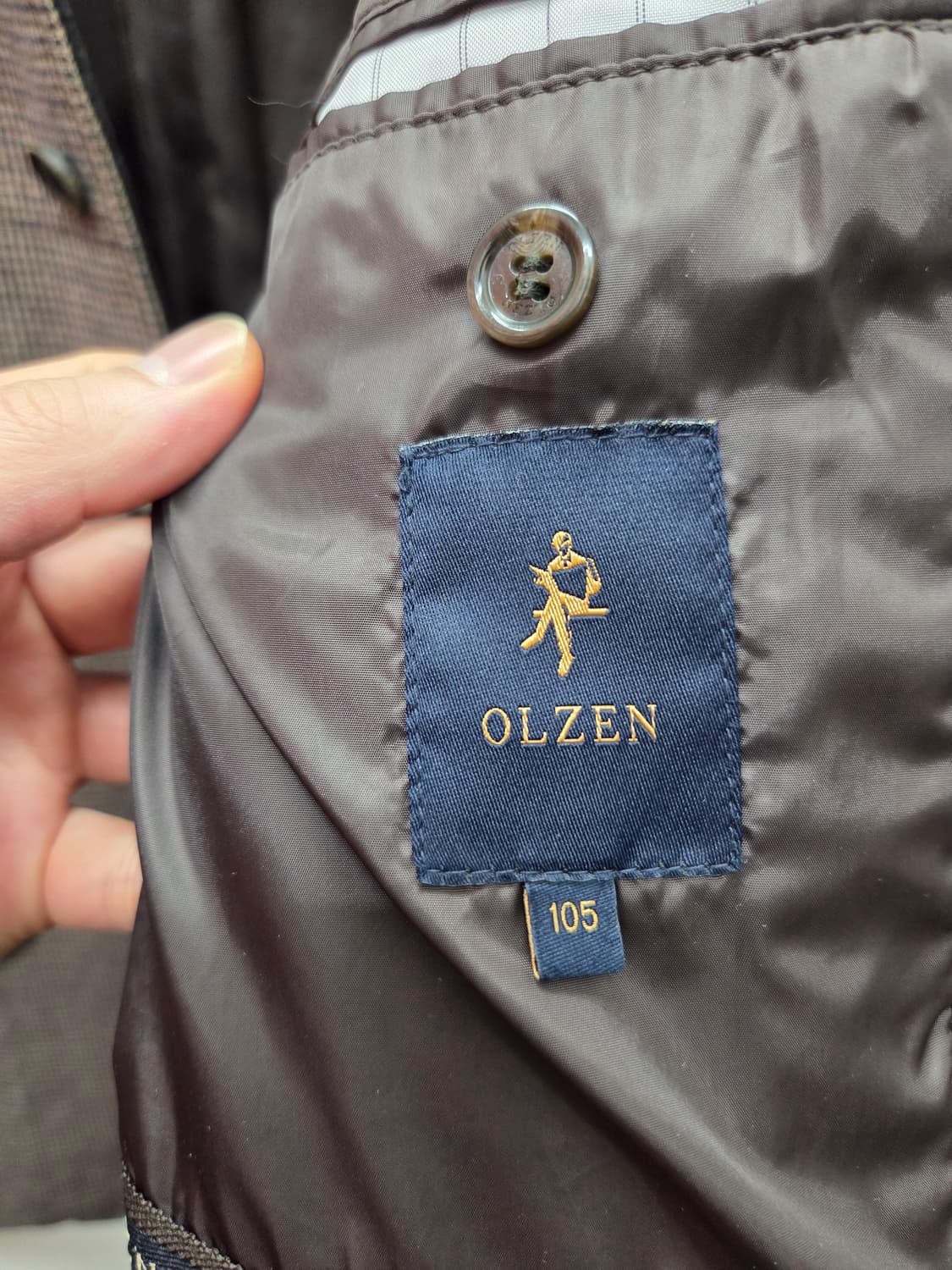 올젠 테라노바 울 체크 자켓 상품이미지7