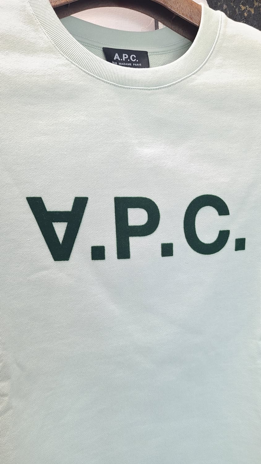 A.P.C. 아페쎄 V.P.C. 민트 맨투맨 S 새상품 상품이미지2