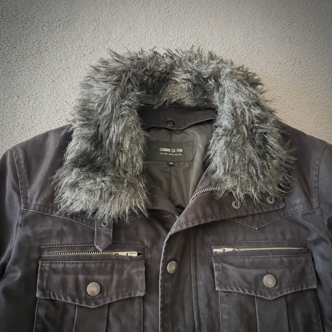 Comme ca ism fur jacket 상품이미지2