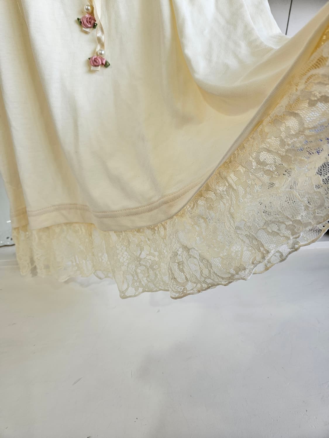 엑시즈팜(axes femme) 레이스 레이어드 슬립 상품이미지8