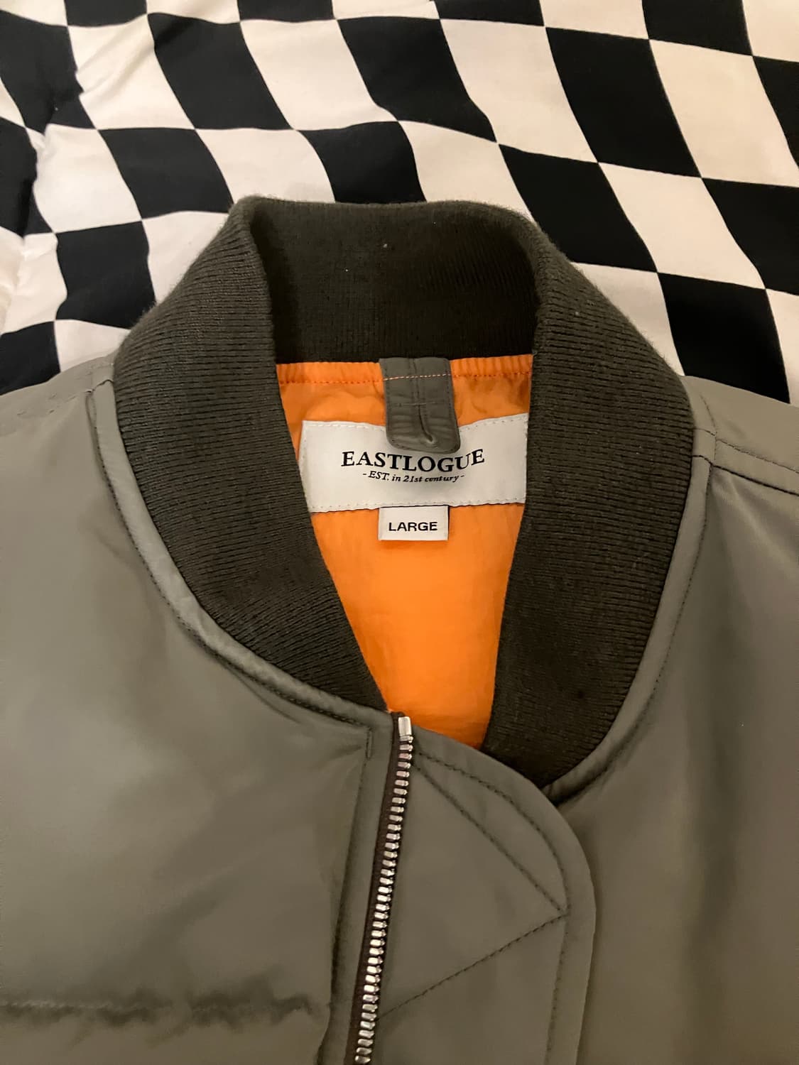 이스트로그 패딩 조끼 판매 올리브 L 상품이미지3