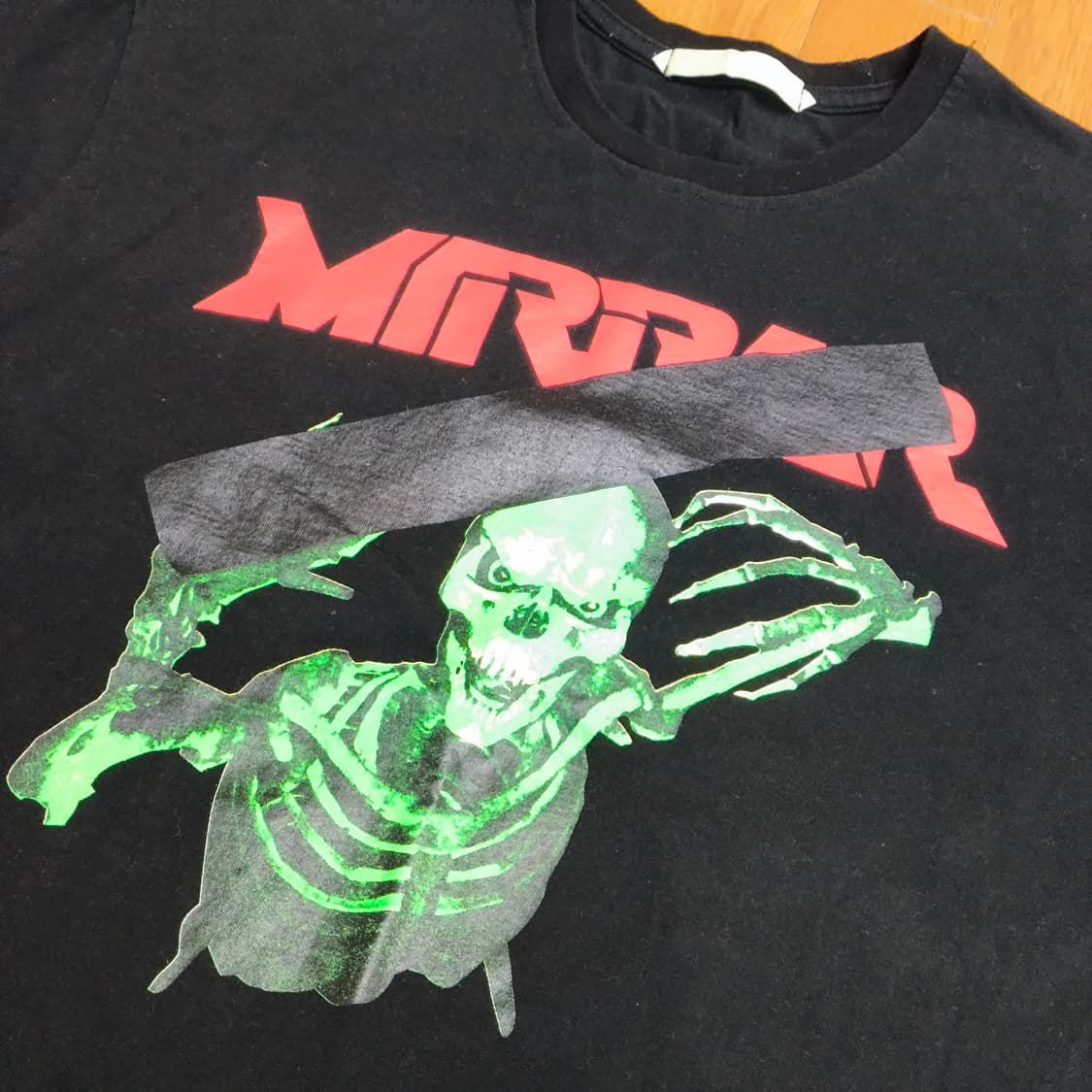 [XL] off-white 미러 스컬 티셔츠 상품이미지1