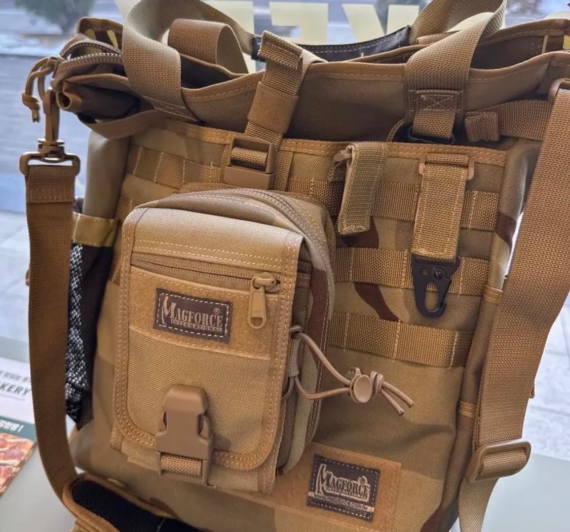 [맥포스]블랙카이트 캐리백+m5 파우치 - 데저트 카모 상품이미지3