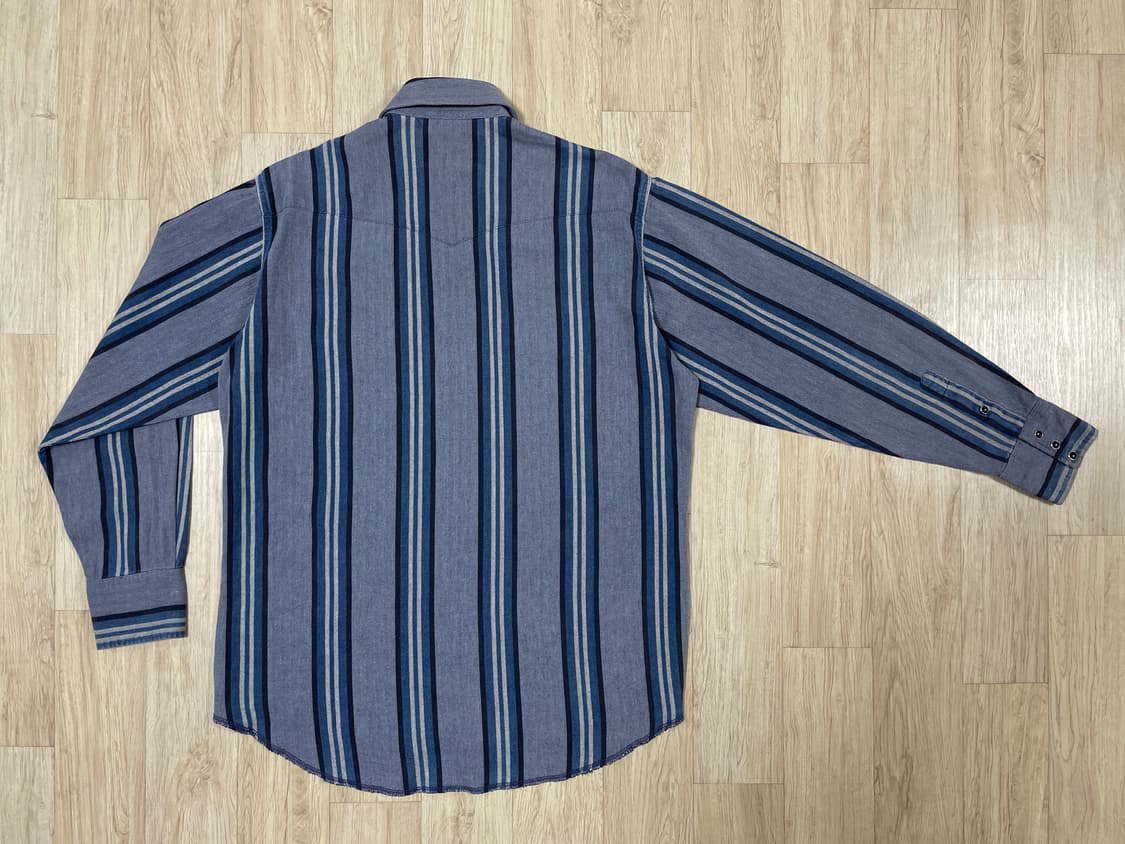 105) 80's 랭글러 헤링본 웨스턴셔츠(RRL&LVC&폴로) 상품이미지2