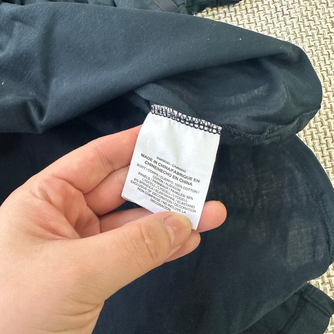 L 나이키 블랙 기능성 반팔티 0417D 상품이미지3