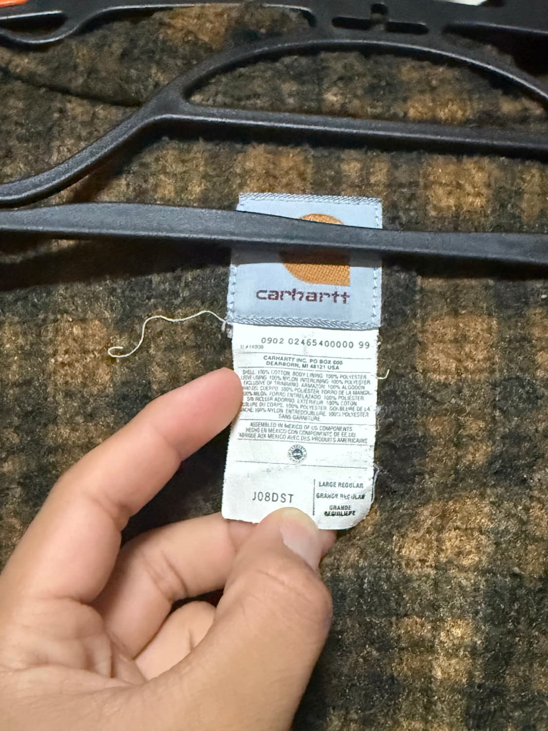 칼하트 액티브 자켓 J08DJT 상품이미지6