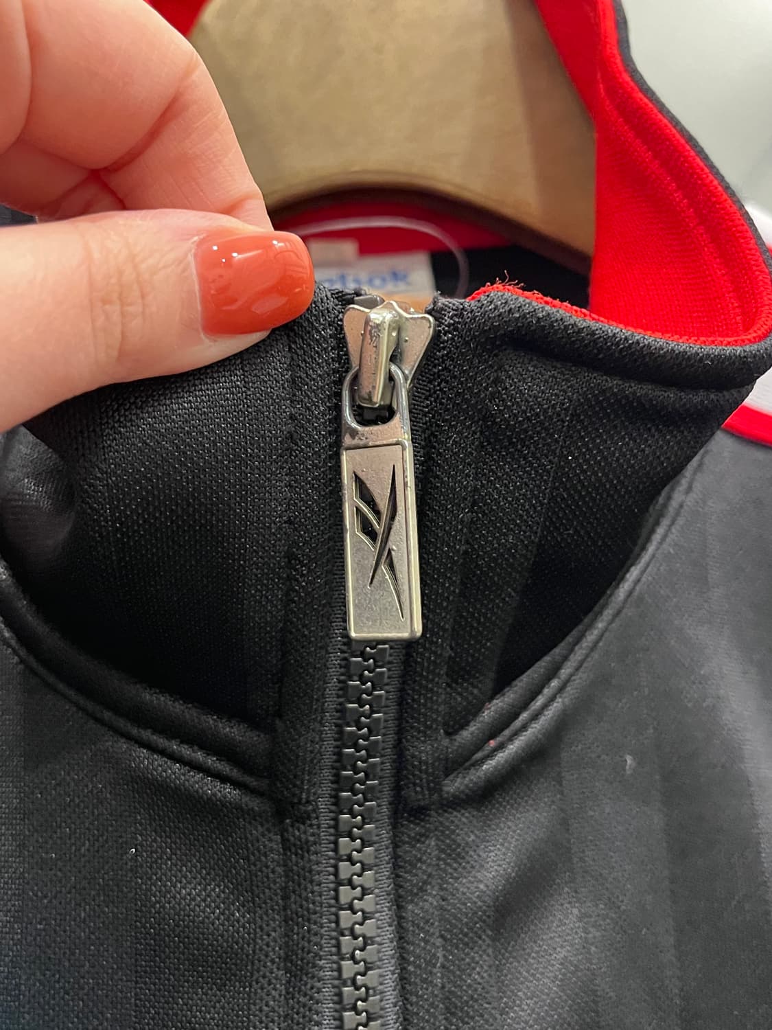 90s Reebok 리복 올드스쿨 저지 집업 상품이미지3