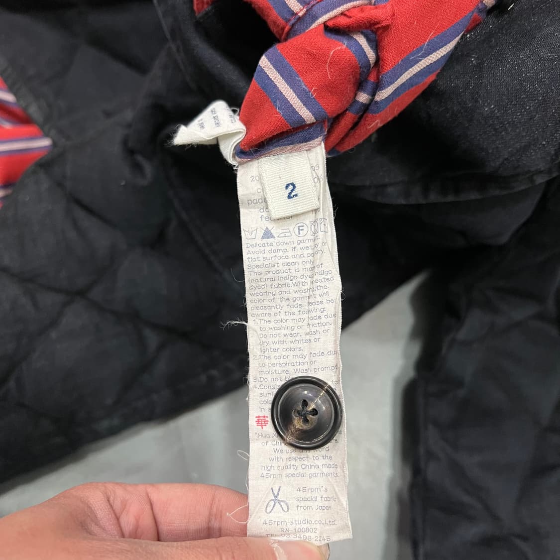  45rpm 퀼티드 롱 자켓 y15816 상품이미지8