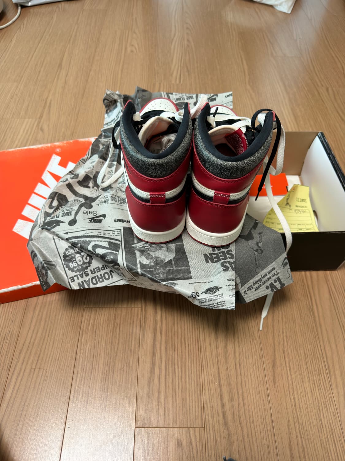 나이키 에어 조던 1 레트로 og 하이 2022 260mm 상품이미지2