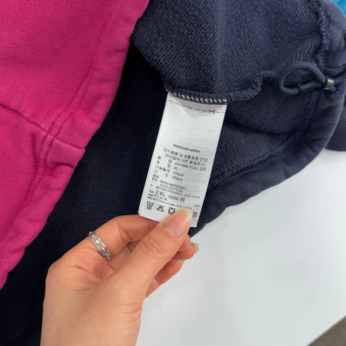 Adidas 아디다스 그린 배색 점퍼 상품이미지6