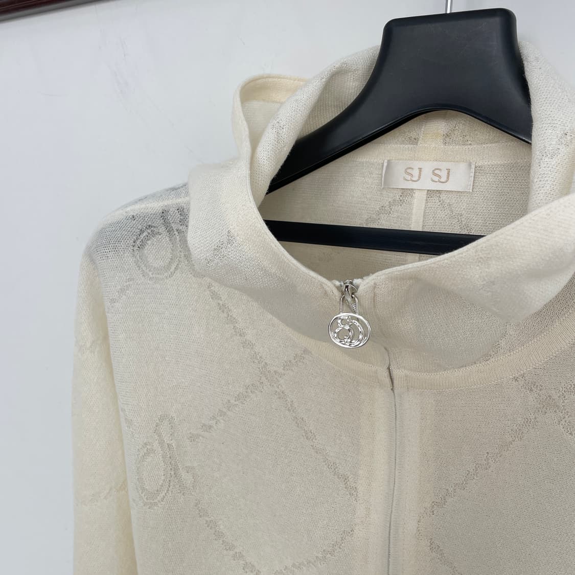 23 SJSJ 패턴 후드 집업 상품이미지4