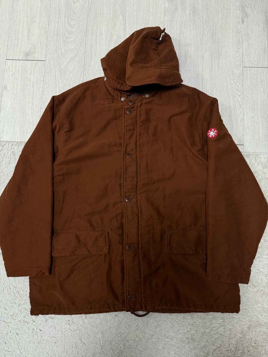 (XL)카브엠트 24fw 디테처블 퀼팅 후드 자켓 상품이미지1