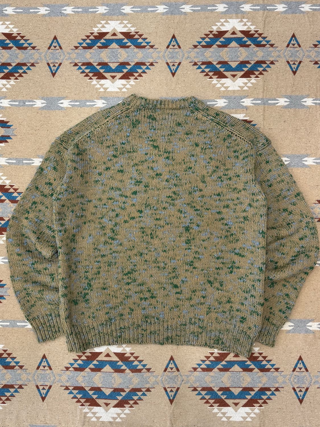 [4] 오라리 울 믹스 컬러 슬러브 얀 니트 스웨터  상품이미지6