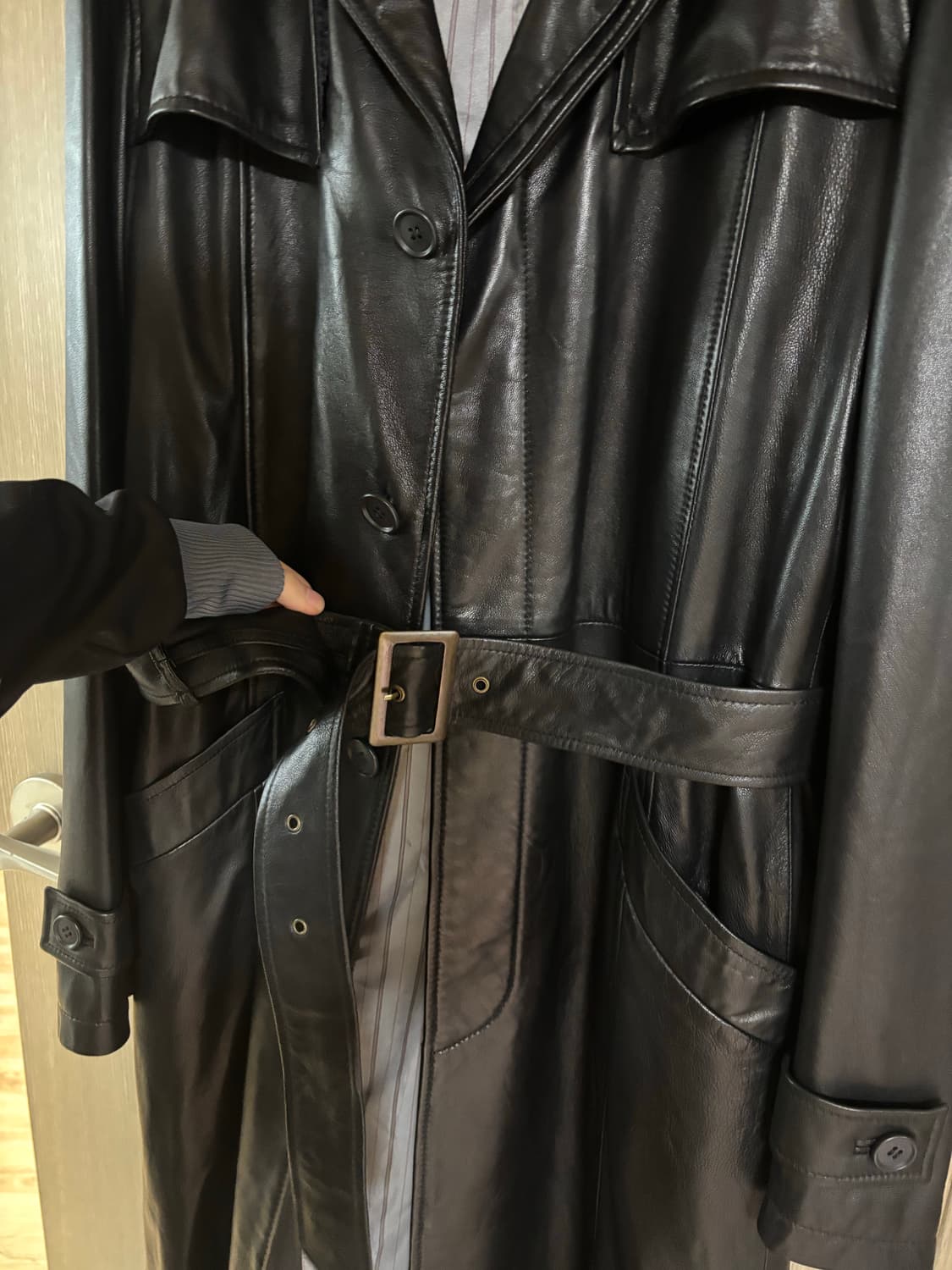 양가죽 롱코트 상품이미지2