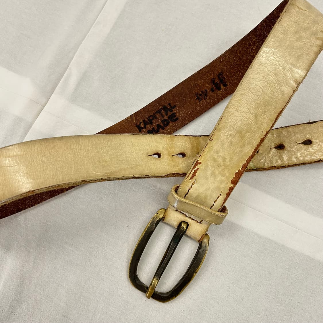 Kapital 웨스턴 레더 벨트 상품이미지1