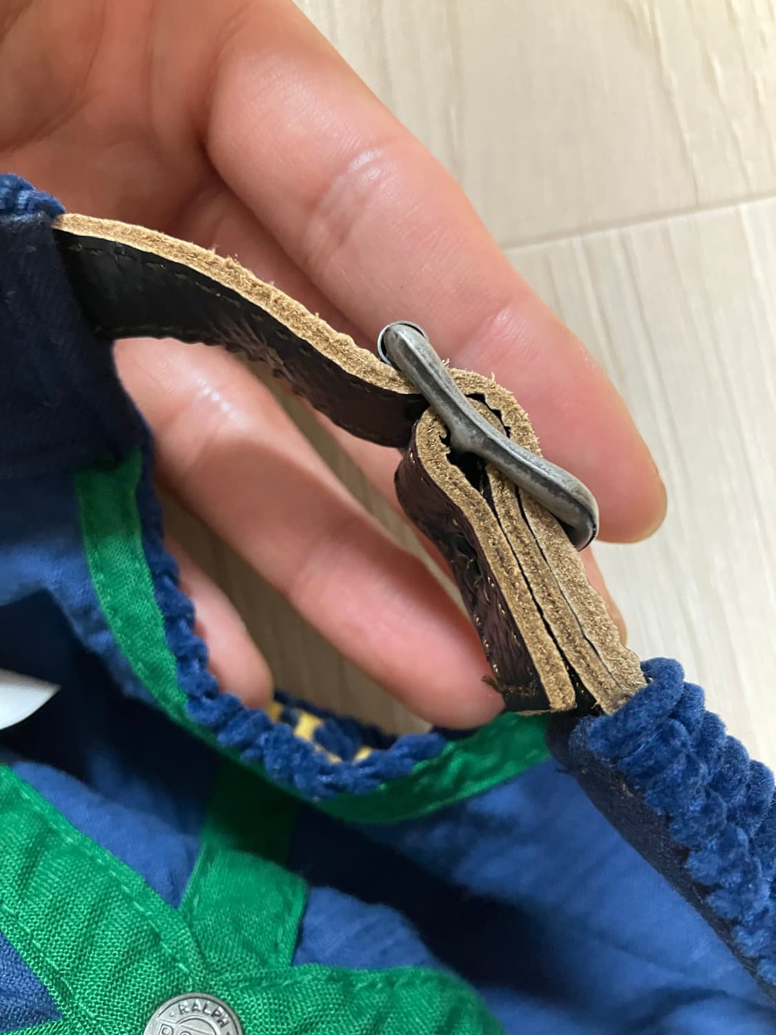 폴로 랄프로렌 임브로이더 코듀로이 볼캡 상품이미지5