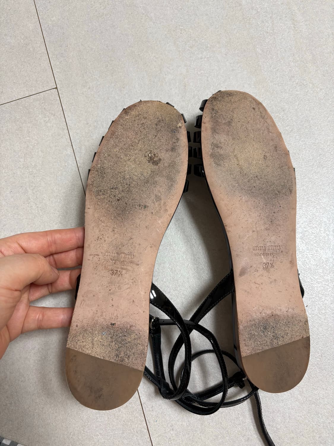 (정품)미우미우 샌들 37.5사이즈 상품이미지8