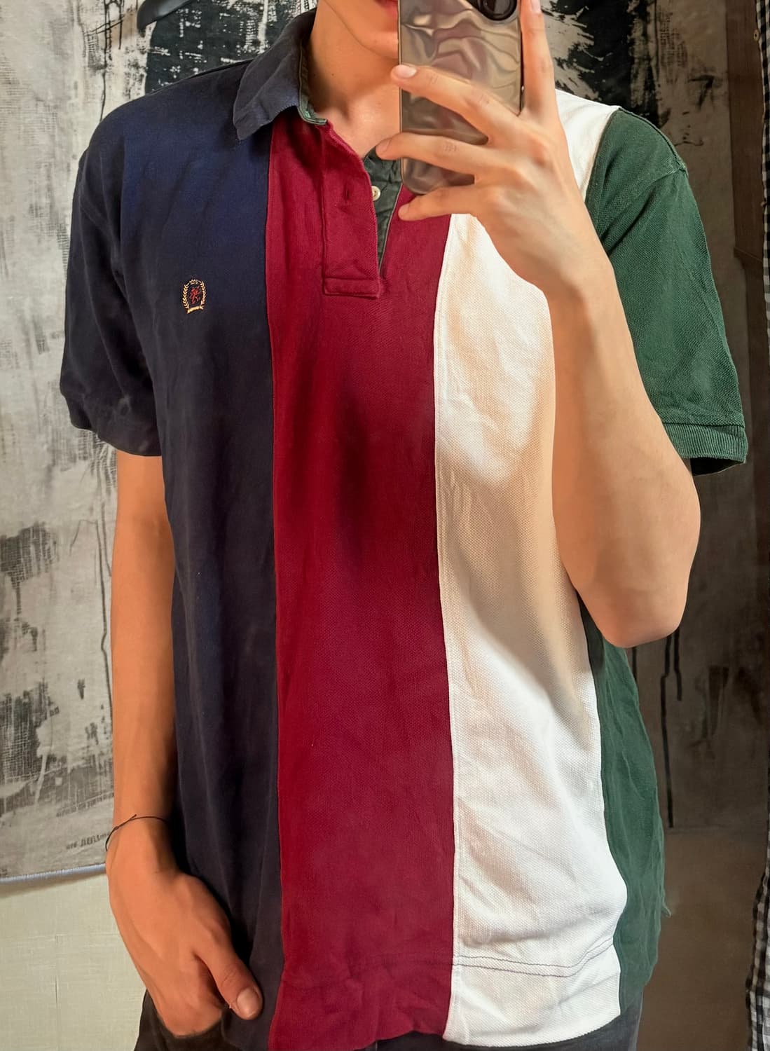 90’s Tommy Hilfiger  color polo t-shirt  상품이미지4