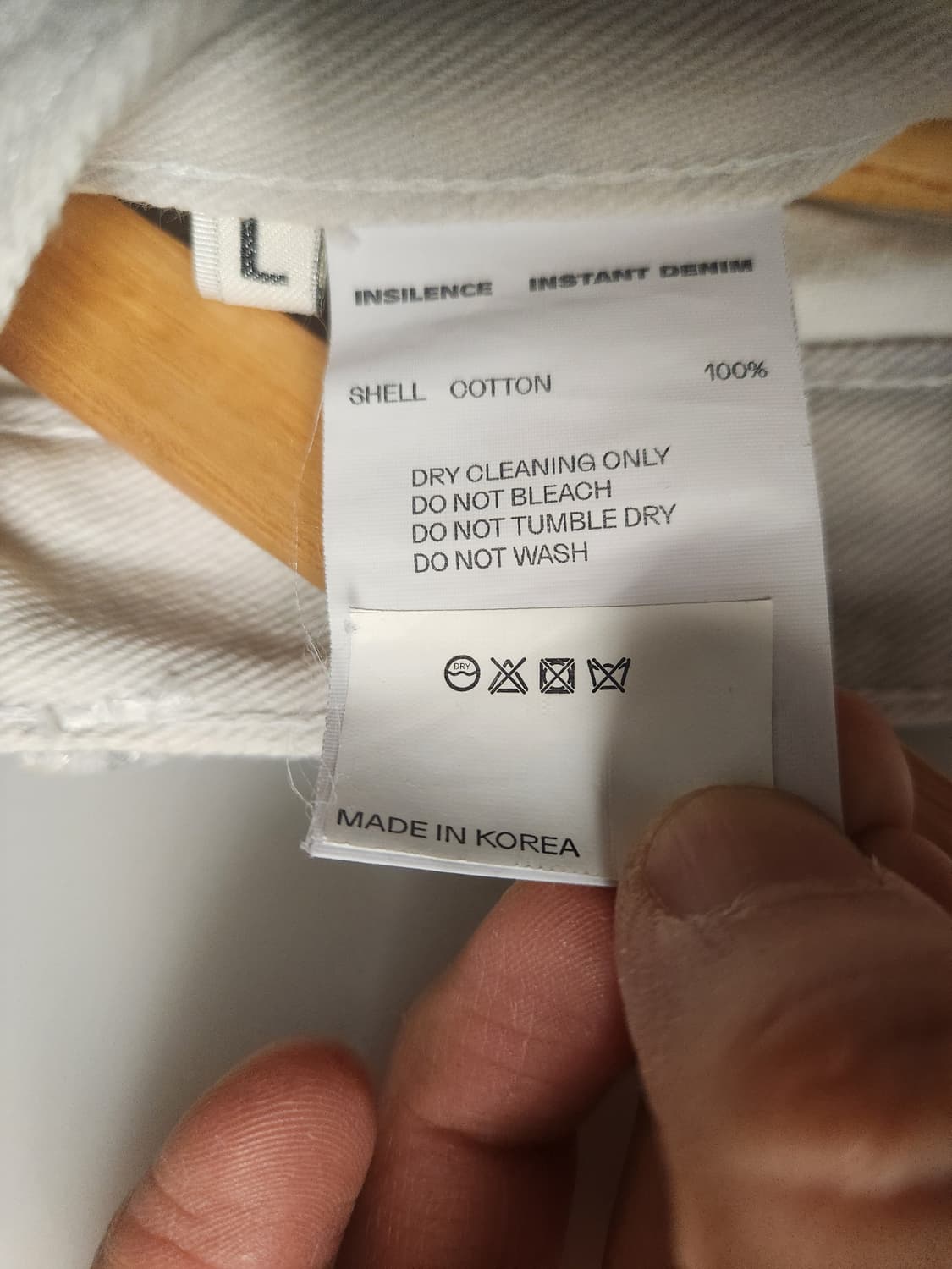 인사일런스 디지털 프린팅 데님팬츠 L 상품이미지3