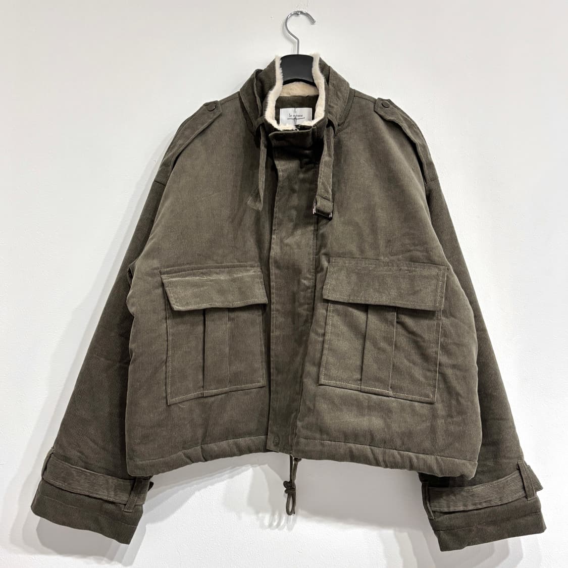 [새상품] 퍼카라 코듀로이 누빔자켓 상품이미지1