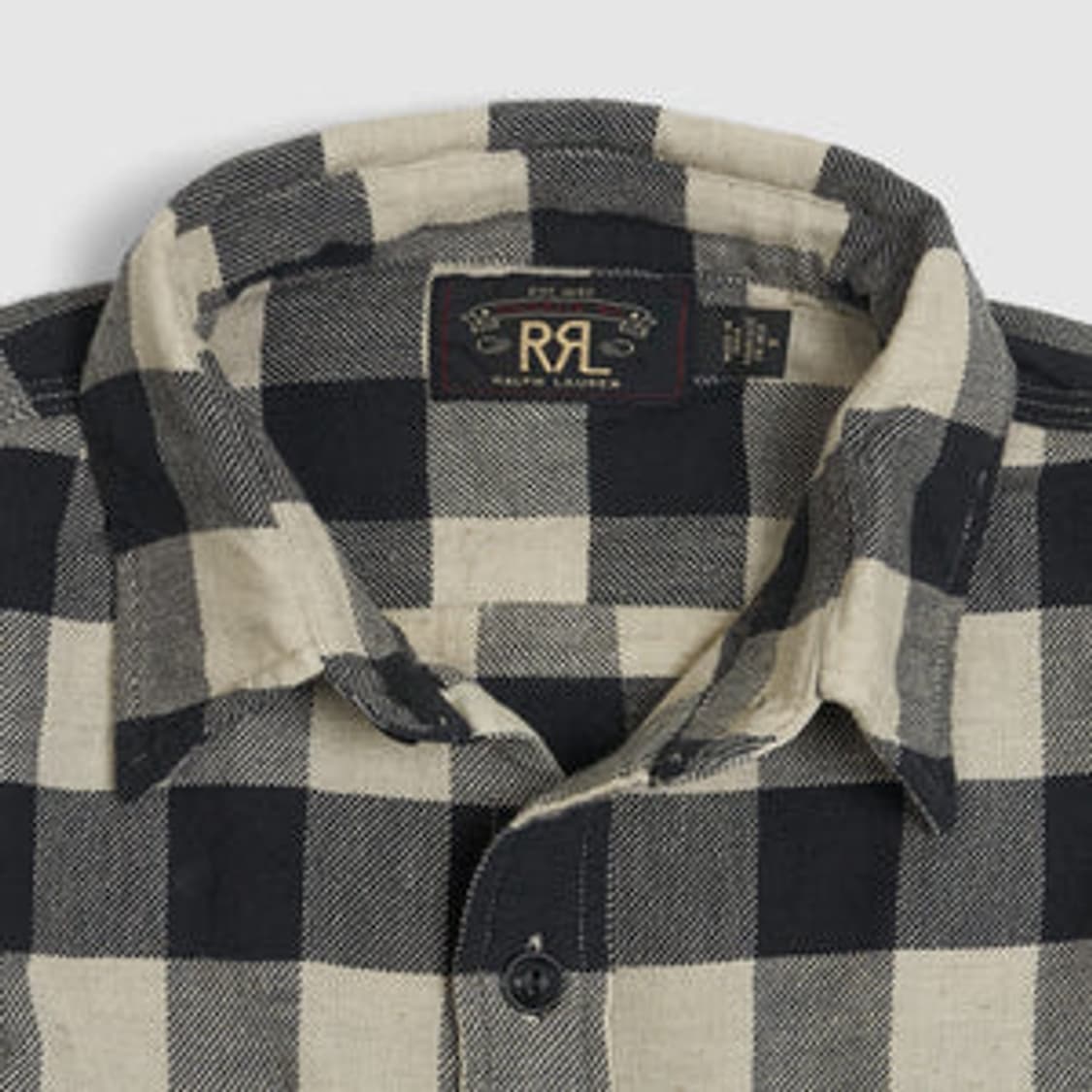 RRL 더블알엘 버팔로 체크 트윌 워크셔츠 상품이미지4