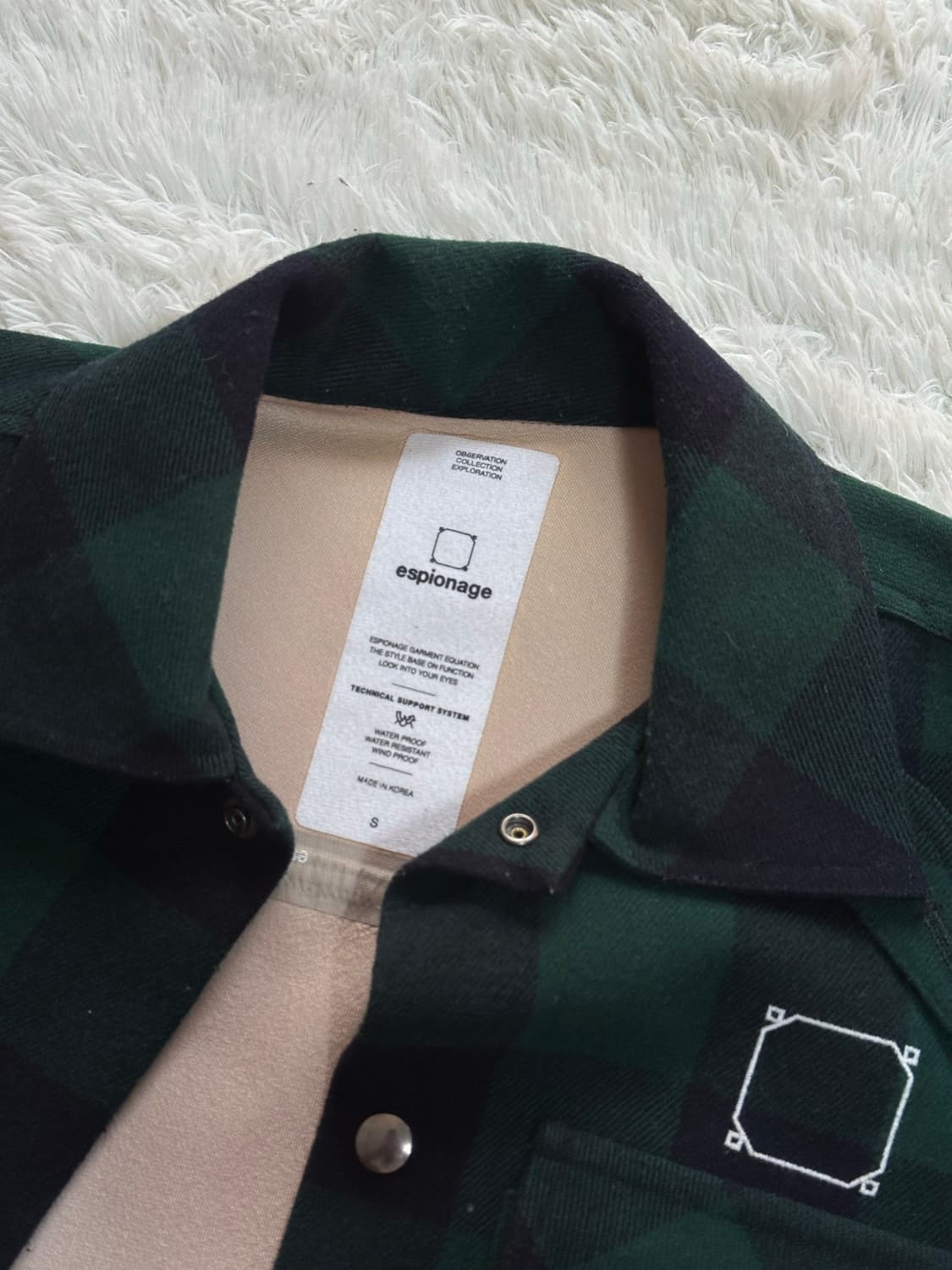 에스피오나지 체크 자켓 S 상품이미지4