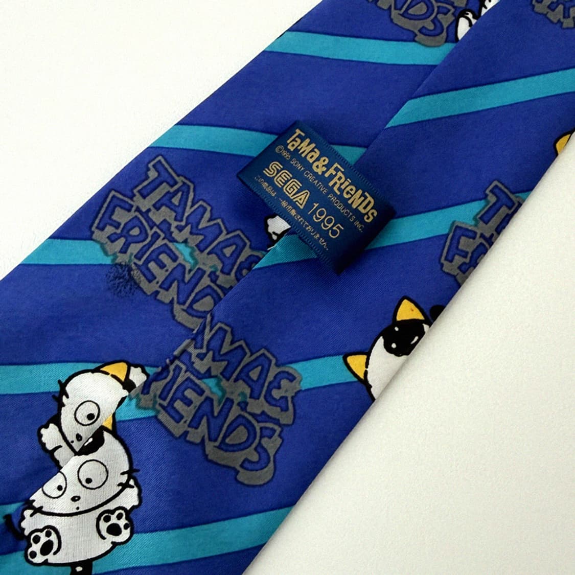 타마&프렌즈 빈티지 넥타이 일본 고전 고양이 캐릭터 SEGA 상품이미지6