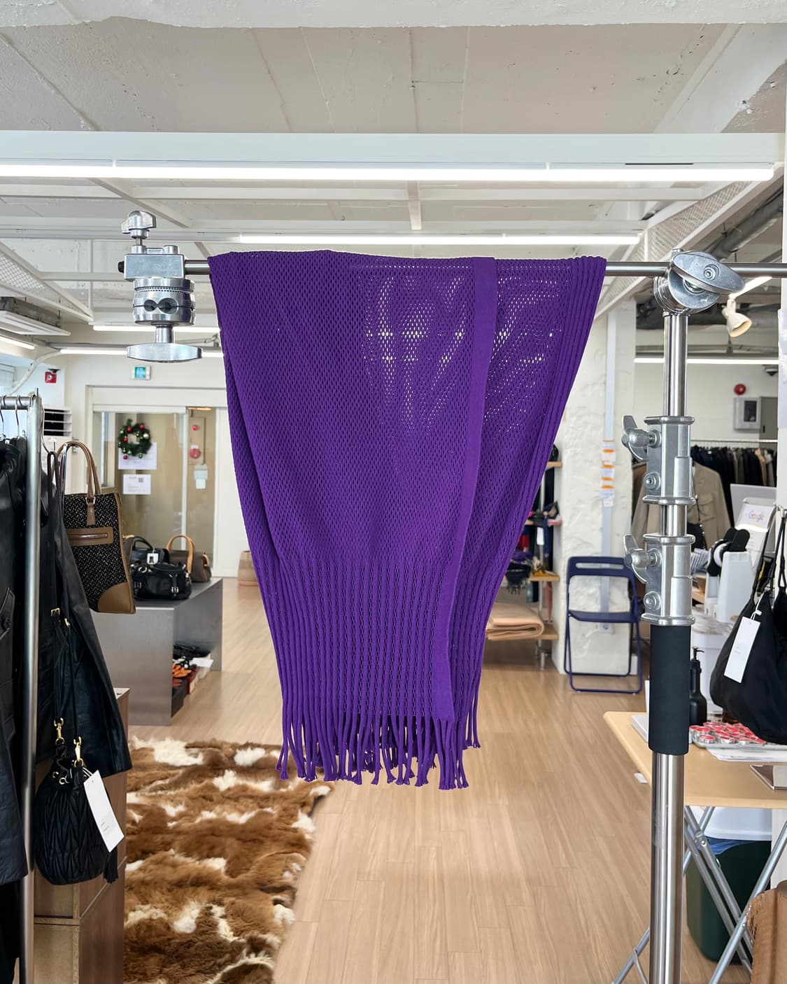 이세이 미야케 투웨이 프린지 스카프 상품이미지1