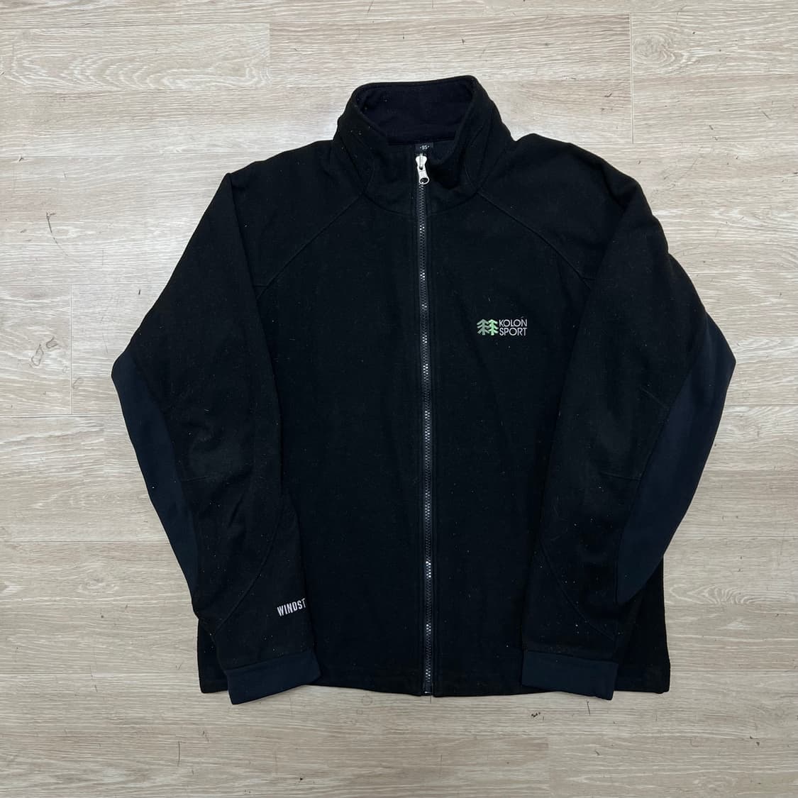 코오롱 스포츠 윈드스토퍼 후리스 플리스 자켓 [블랙] M/95 상품이미지1
